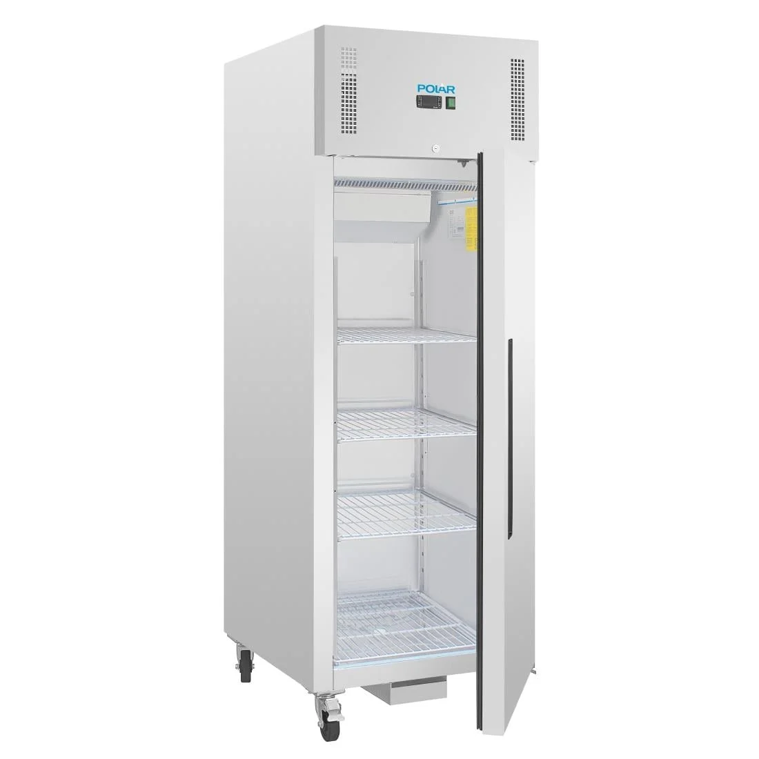 Polar Single Door Freezer Stainless Steel 600Ltr - Image 7