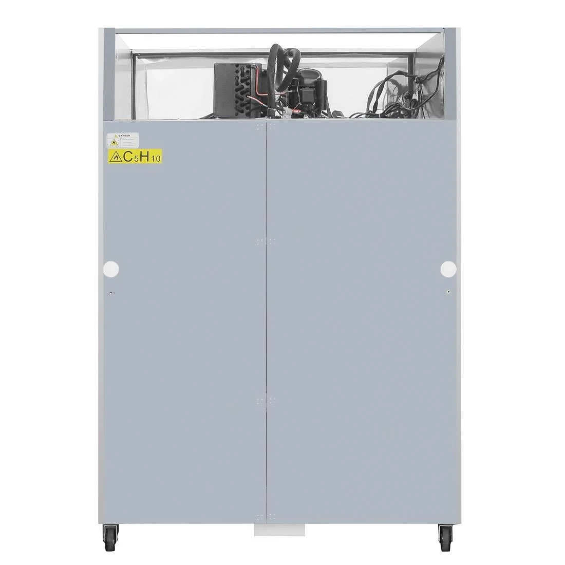 Polar Double Door Fridge Stainless Steel 1200Ltr - Image 6