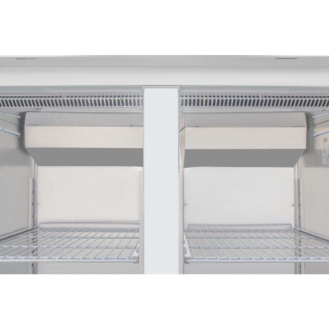 Polar Double Door Fridge Stainless Steel 1200Ltr