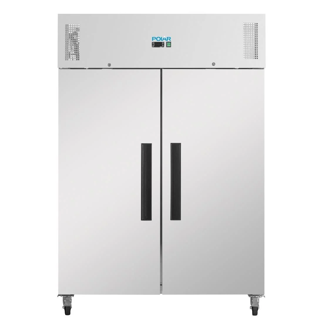 Polar Double Door Freezer Stainless Steel 1200Ltr - Image 2