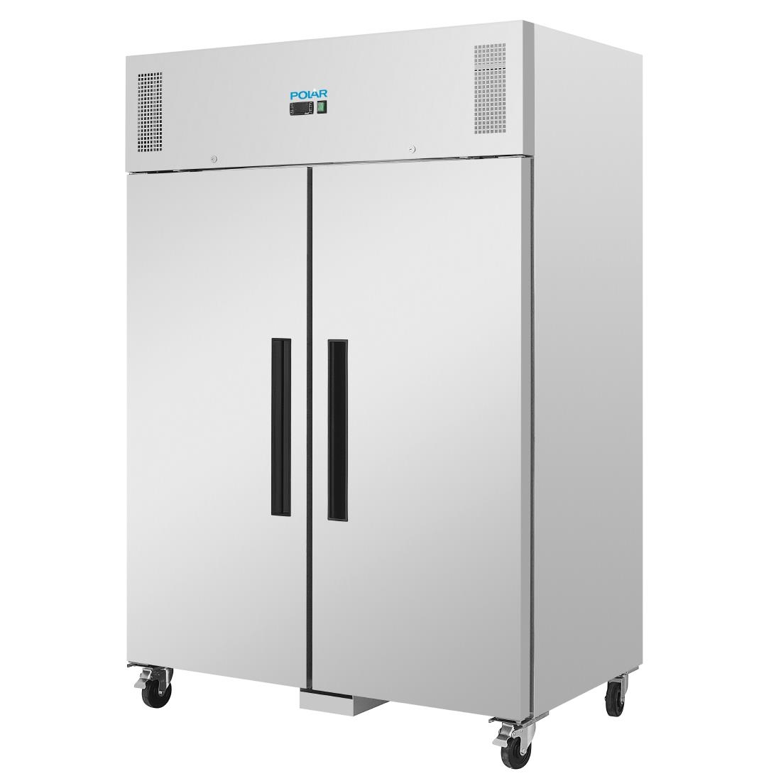 Polar Double Door Freezer Stainless Steel 1200Ltr