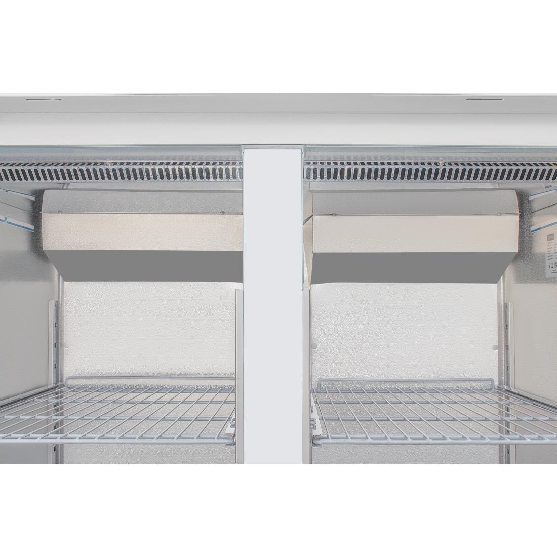 Polar Double Door Freezer Stainless Steel 1200Ltr