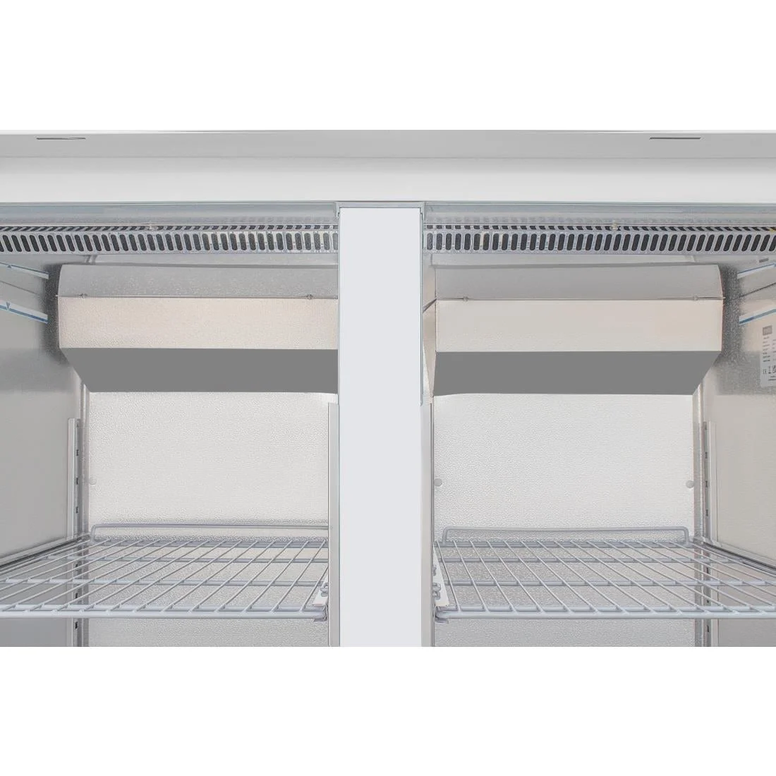 Polar Double Door Freezer Stainless Steel 1200Ltr - Image 8