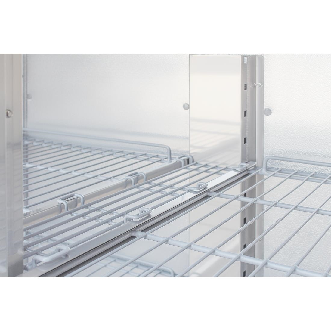 Polar Double Door Freezer Stainless Steel 1200Ltr