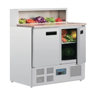 Polar Refrigerated Pizza Prep Counter 288Ltr
