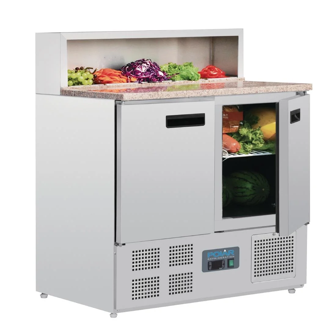 Polar Refrigerated Pizza Prep Counter 288Ltr