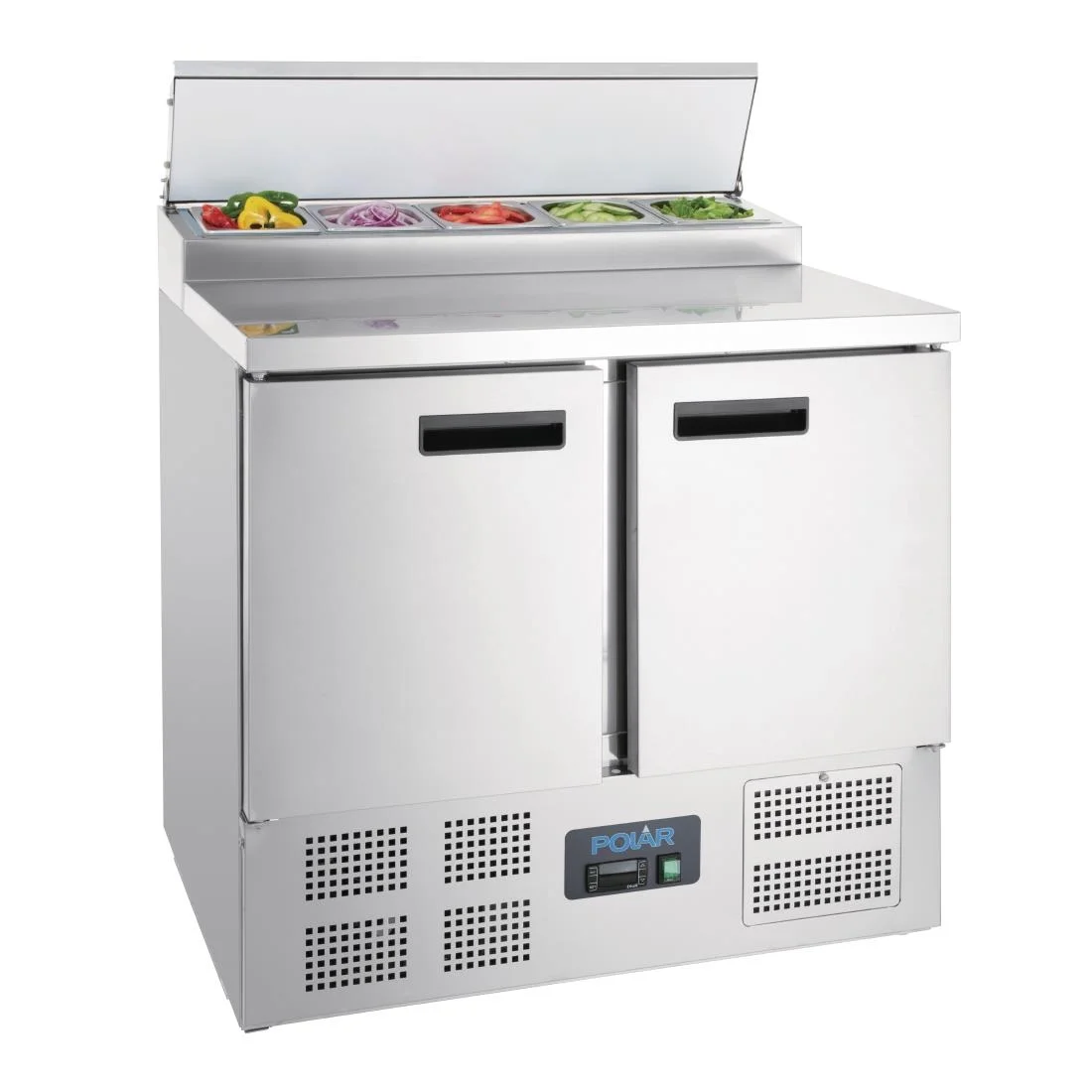 Polar Refrigerated Pizza and Salad Prep Counter 254Ltr - Image 9