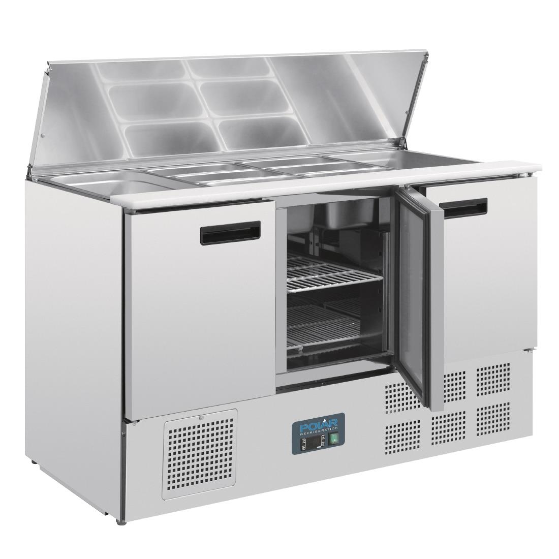 Polar Refrigerated Saladette Counter 368Ltr
