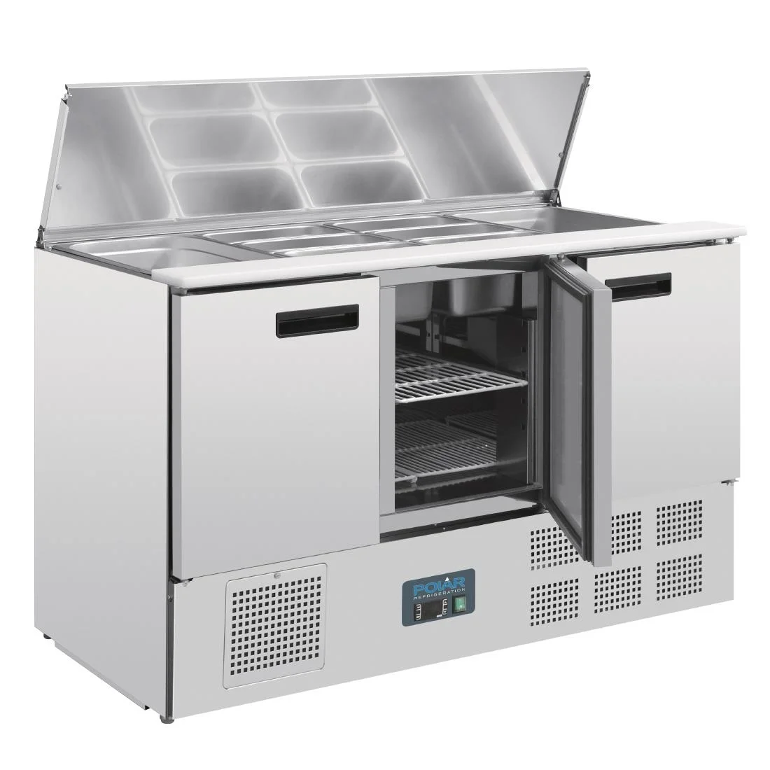 Polar Refrigerated Saladette Counter 368Ltr - Image 9
