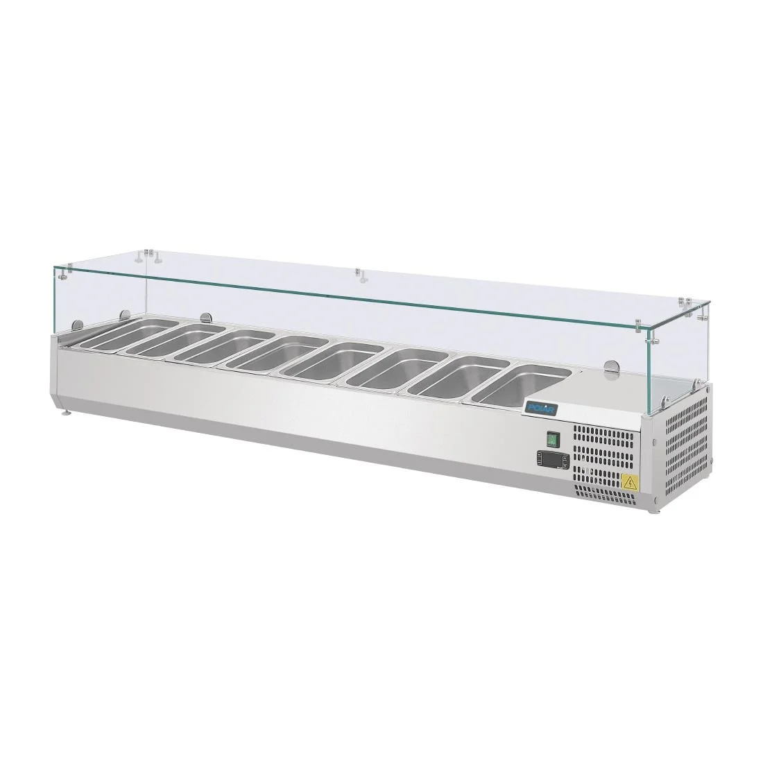 Polar Refrigerated Countertop Servery Prep Unit 8x 1/4GN - Image 2