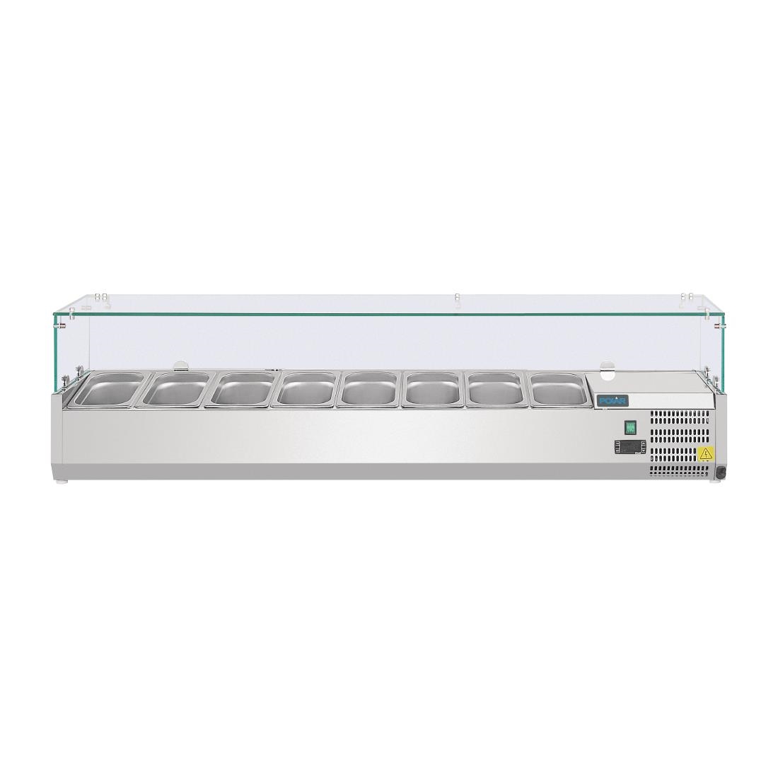 Polar Refrigerated Countertop Servery Prep Unit 8x 1/4GN