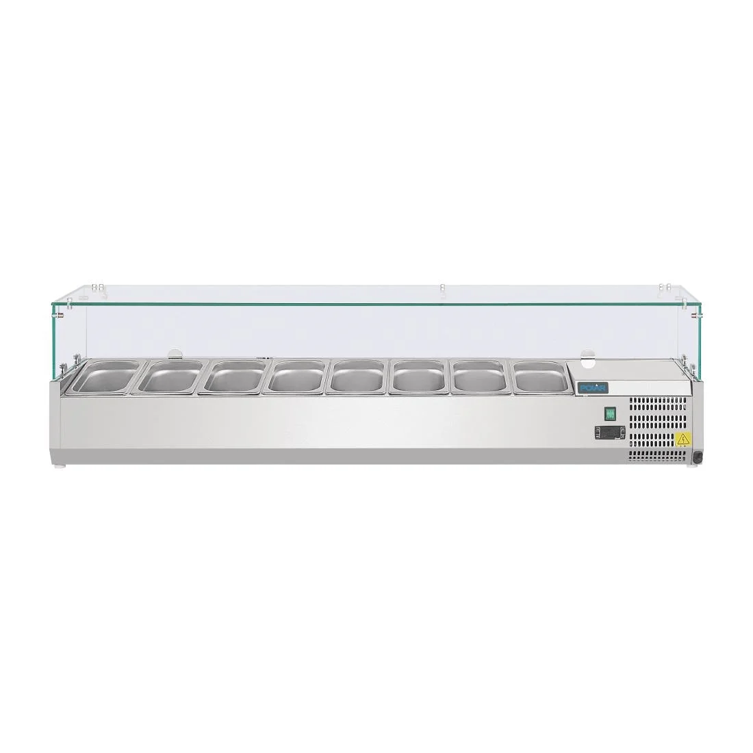 Polar Refrigerated Countertop Servery Prep Unit 8x 1/4GN - Image 3