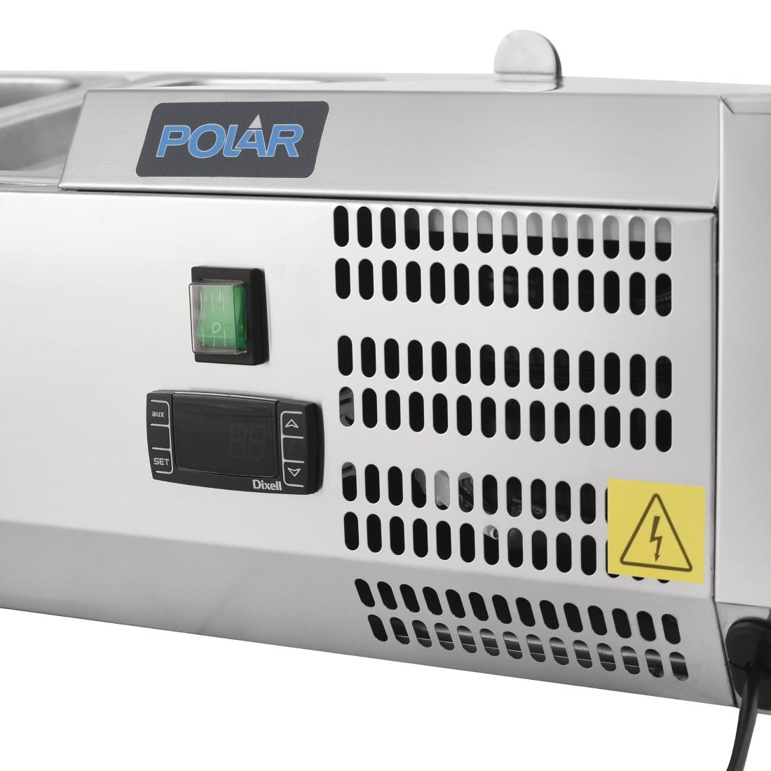 Polar Refrigerated Countertop Servery Prep Unit 8x 1/4GN