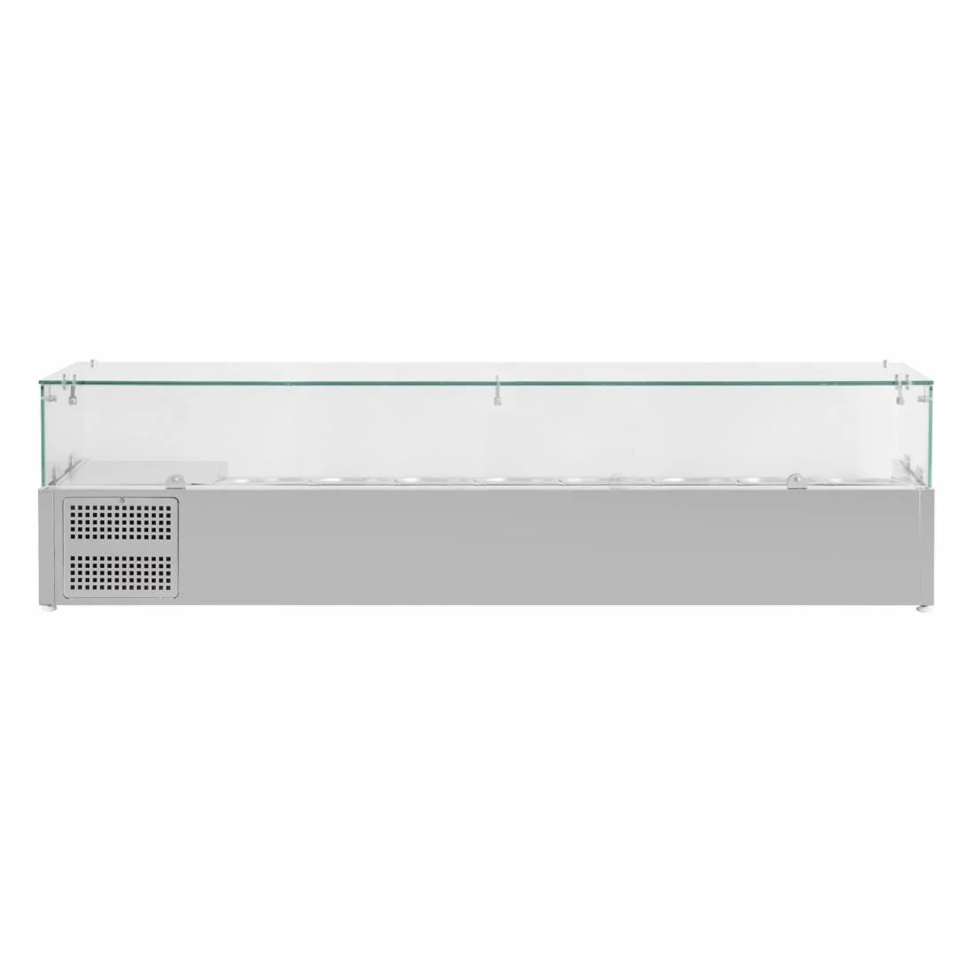 Polar Refrigerated Countertop Servery Prep Unit 8x 1/4GN - Image 7
