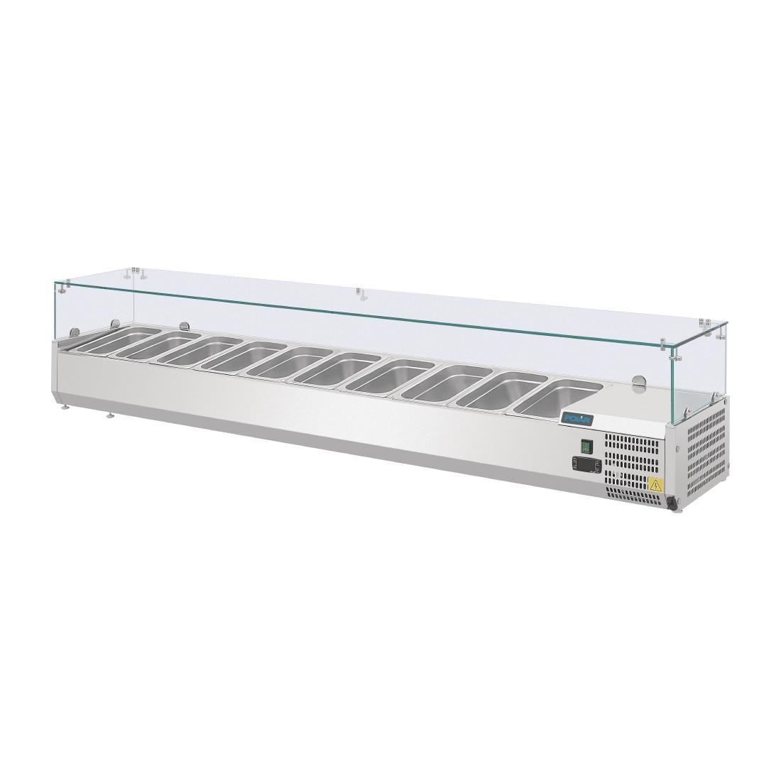 Polar Refrigerated Countertop Servery Prep Unit 10x 1/4GN