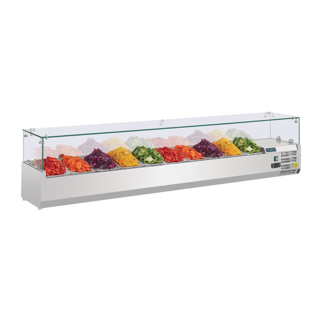 Polar Refrigerated Countertop Servery Prep Unit 10x 1/4GN