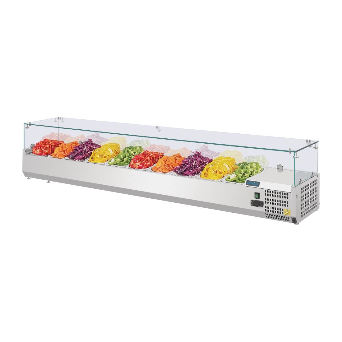 Polar Refrigerated Countertop Servery Prep Unit 10x 1/4GN
