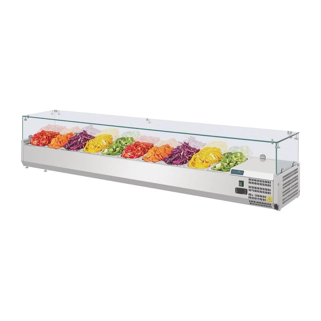 Polar Refrigerated Countertop Servery Prep Unit 10x 1/4GN - Image 5