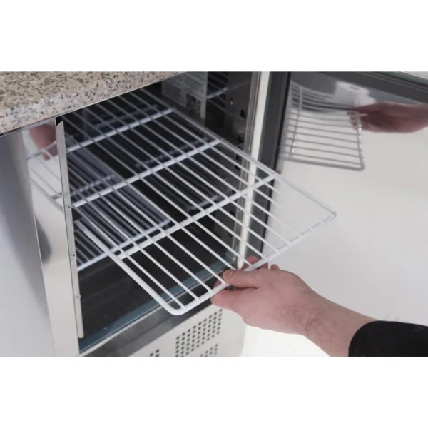 Polar Refrigerated Pizza and Salad Prep Counter 368Ltr
