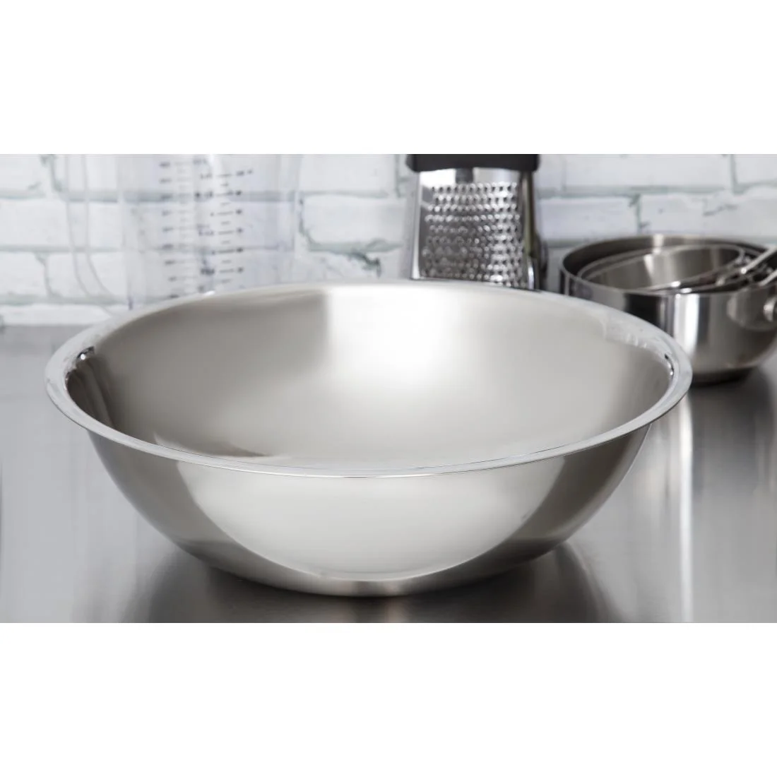 Vogue Stainless Steel Mixing Bowl 12Ltr - Image 5