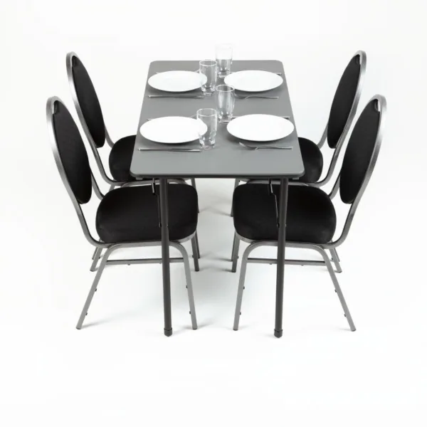 Bolero ABS Folding Banquet Rectangular Table 4ft
