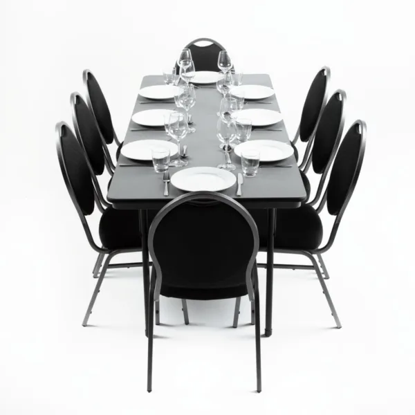 Bolero ABS Folding Banquet Rectangular Table 6ft