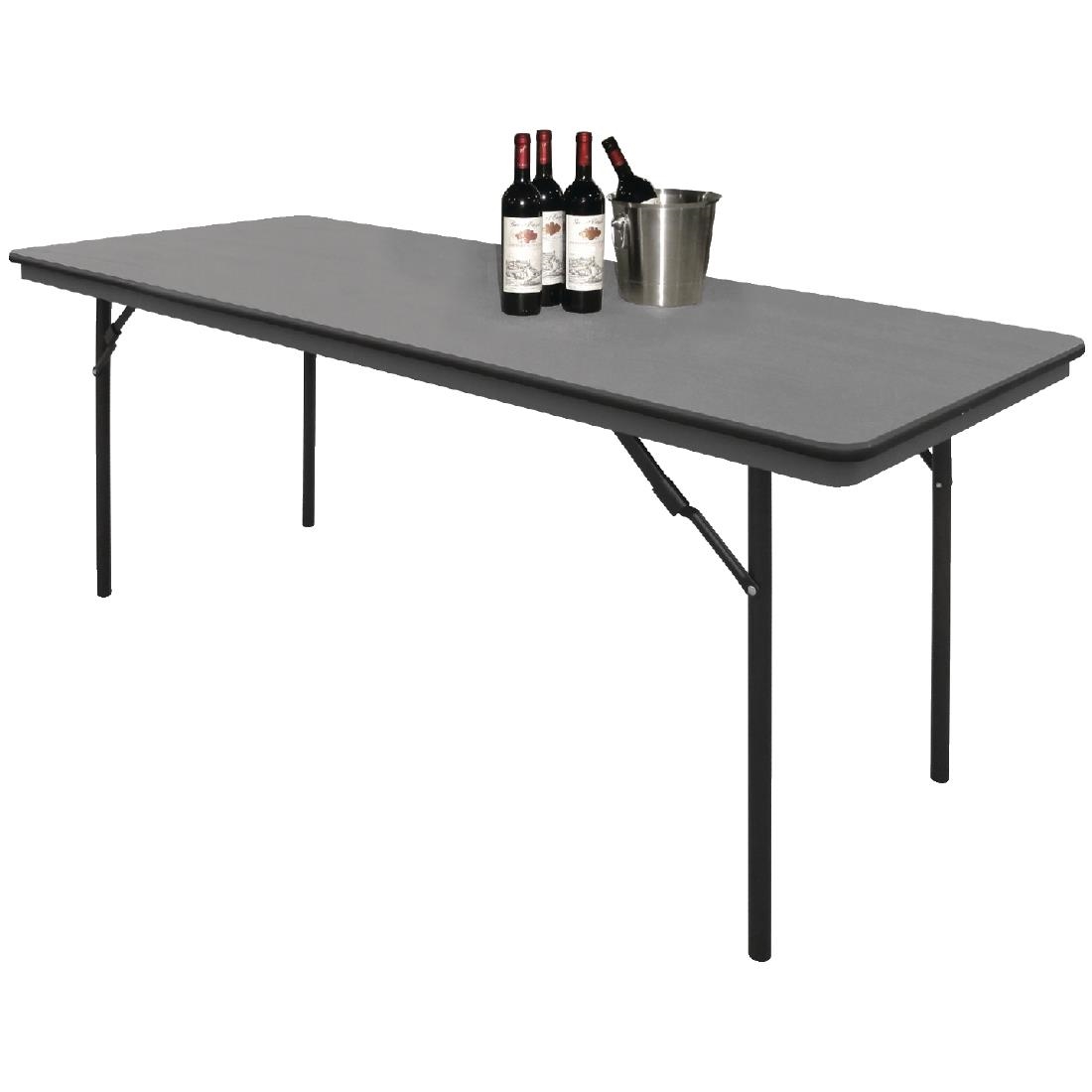 Bolero ABS Folding Banquet Rectangular Table 6ft