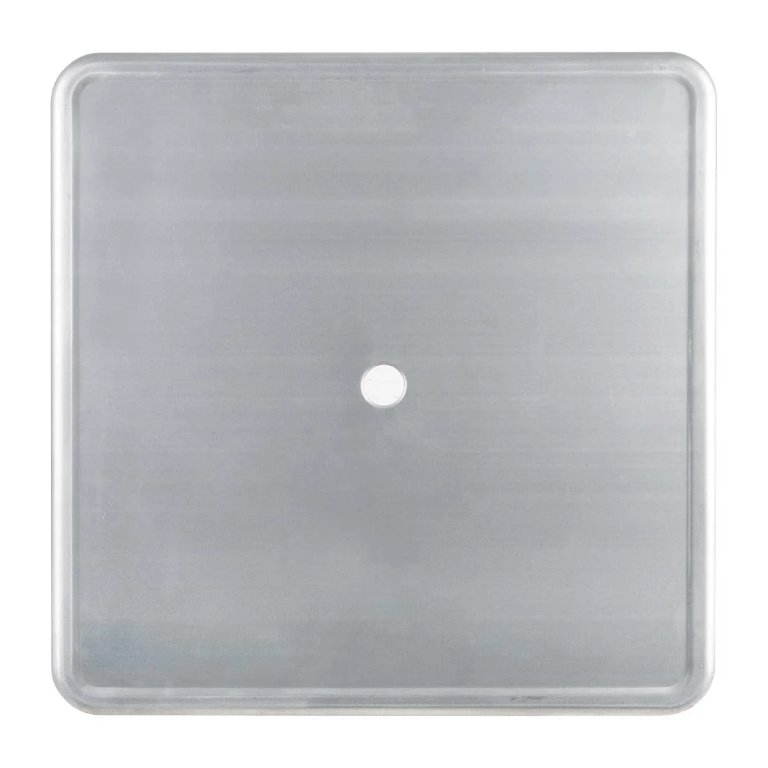 Bolero Bistro Galvanised Steel Square Table 668mm (Single) - Image 3