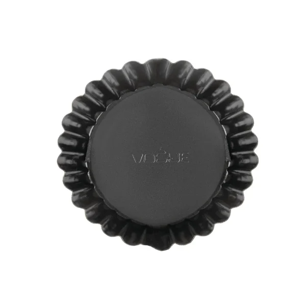 Vogue Non-Stick Deep Fluted Quiche Tin 25cm