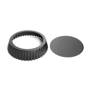 Vogue Non-Stick Deep Fluted Quiche Tin 25cm