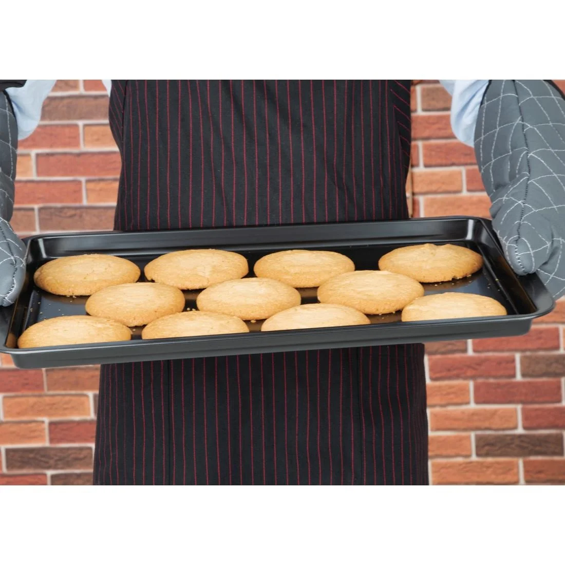Vogue Non Stick Baking Tray Large - Image 5