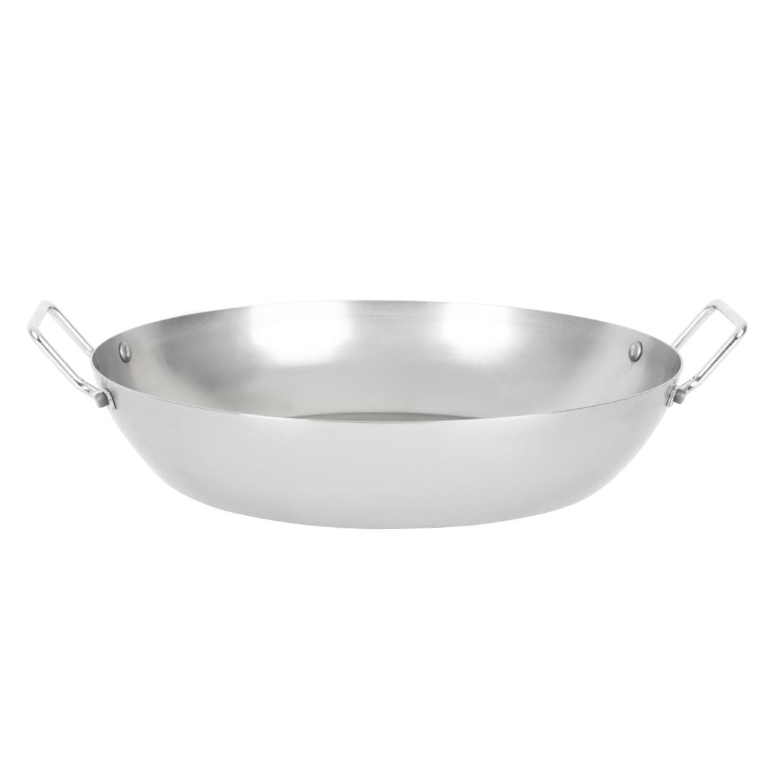 Vogue Black Iron Paella Pan 325mm