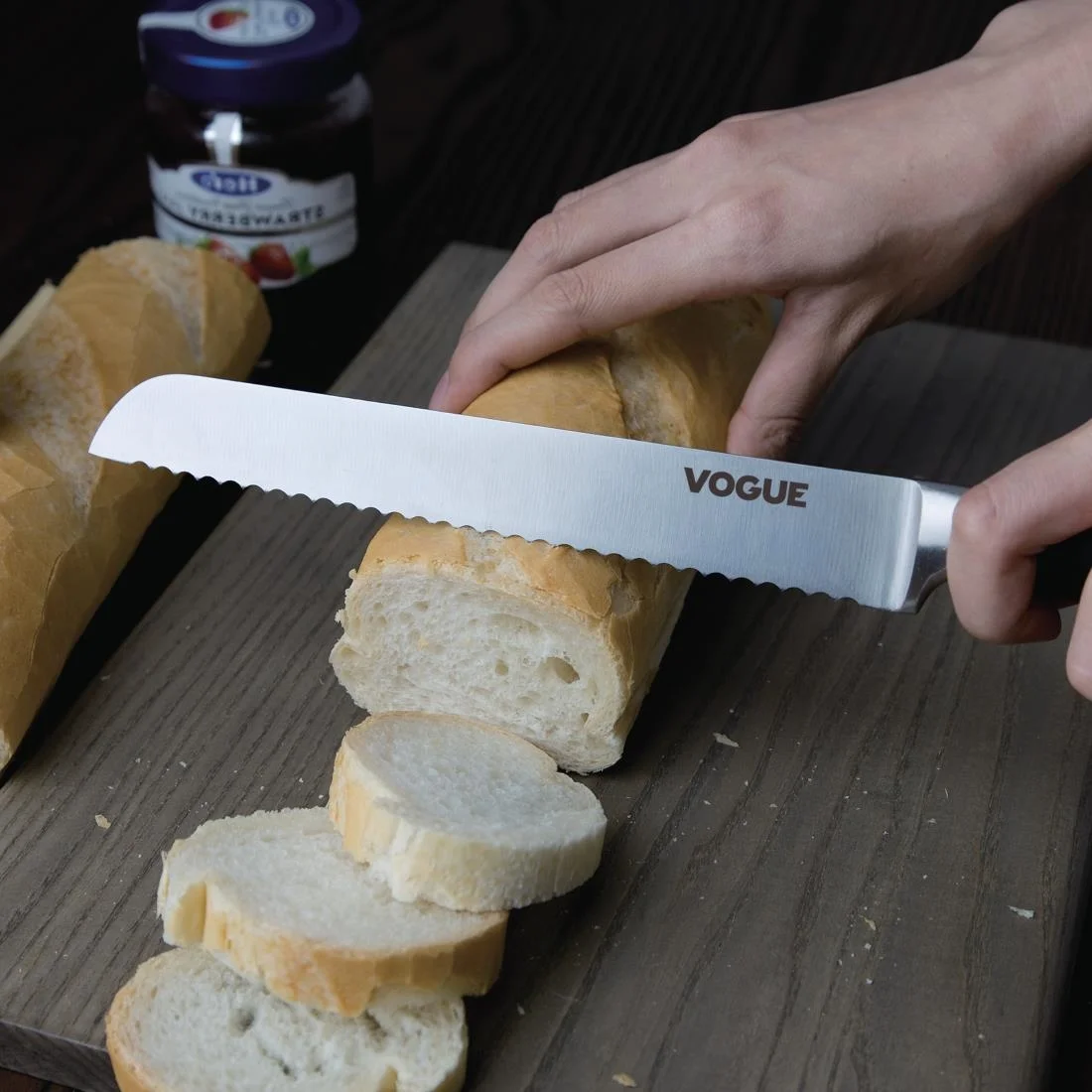 Vogue Soft Grip Bread Knife 20.5cm - Image 4
