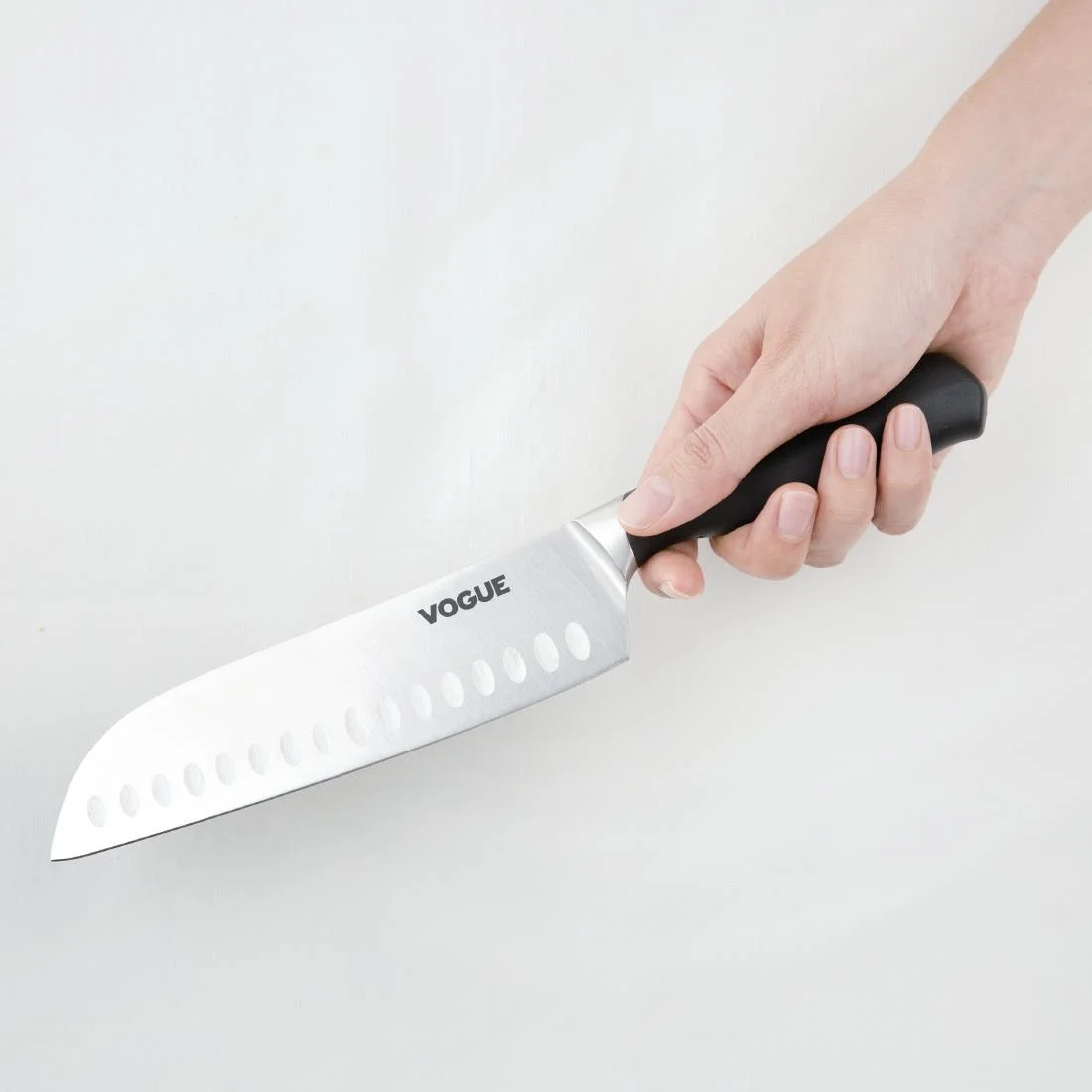 Vogue Soft Grip Santoku Knife 18cm - Image 2