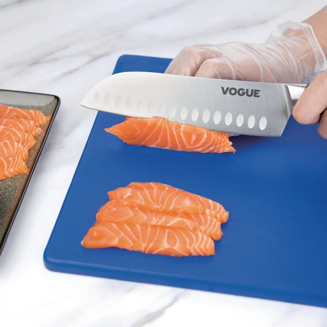 Vogue Soft Grip Santoku Knife 18cm - Image 4
