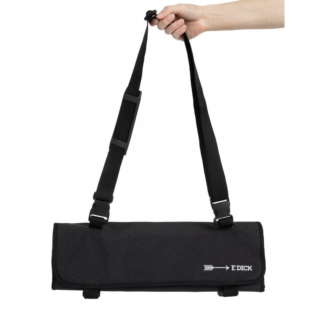 Dick Black Textile Roll Bag and Strap 11 Slots