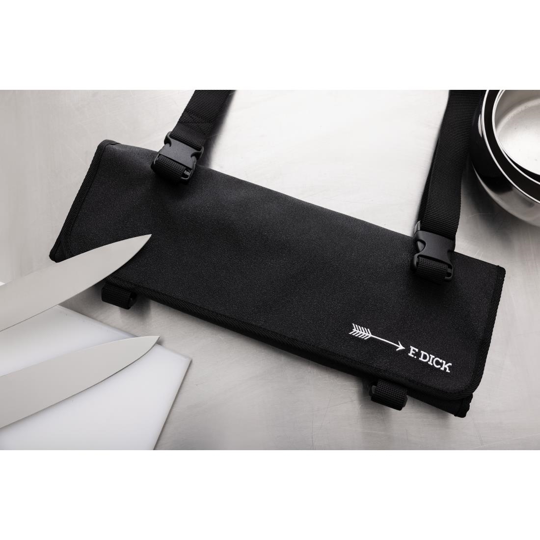 Dick Black Textile Roll Bag and Strap 11 Slots