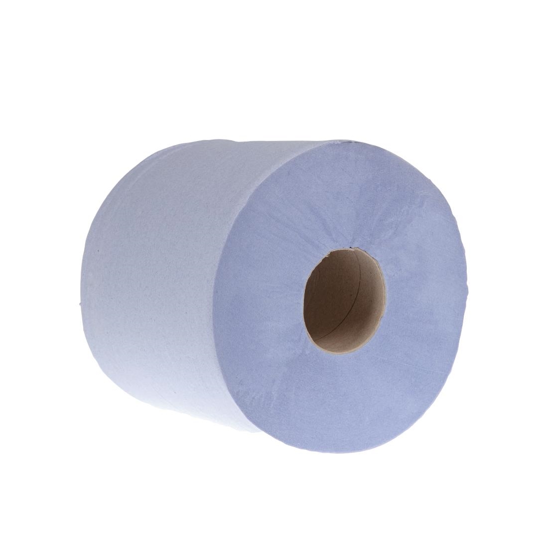 Jantex Blue Centrefeed Roll 1ply 6 Pack