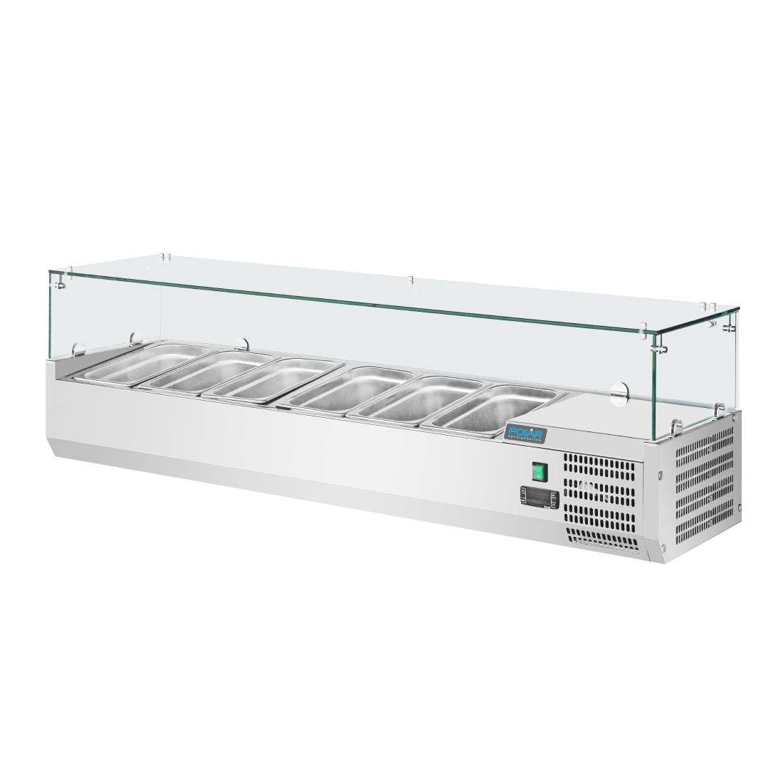 Polar Refrigerated Servery Topper 6 GN