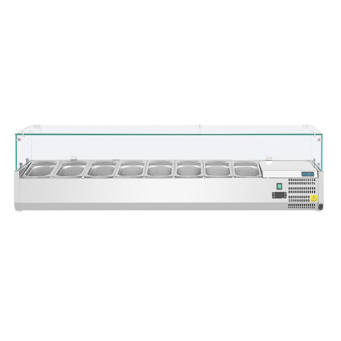 Polar Refrigerated Servery Topper 8x 1/3GN