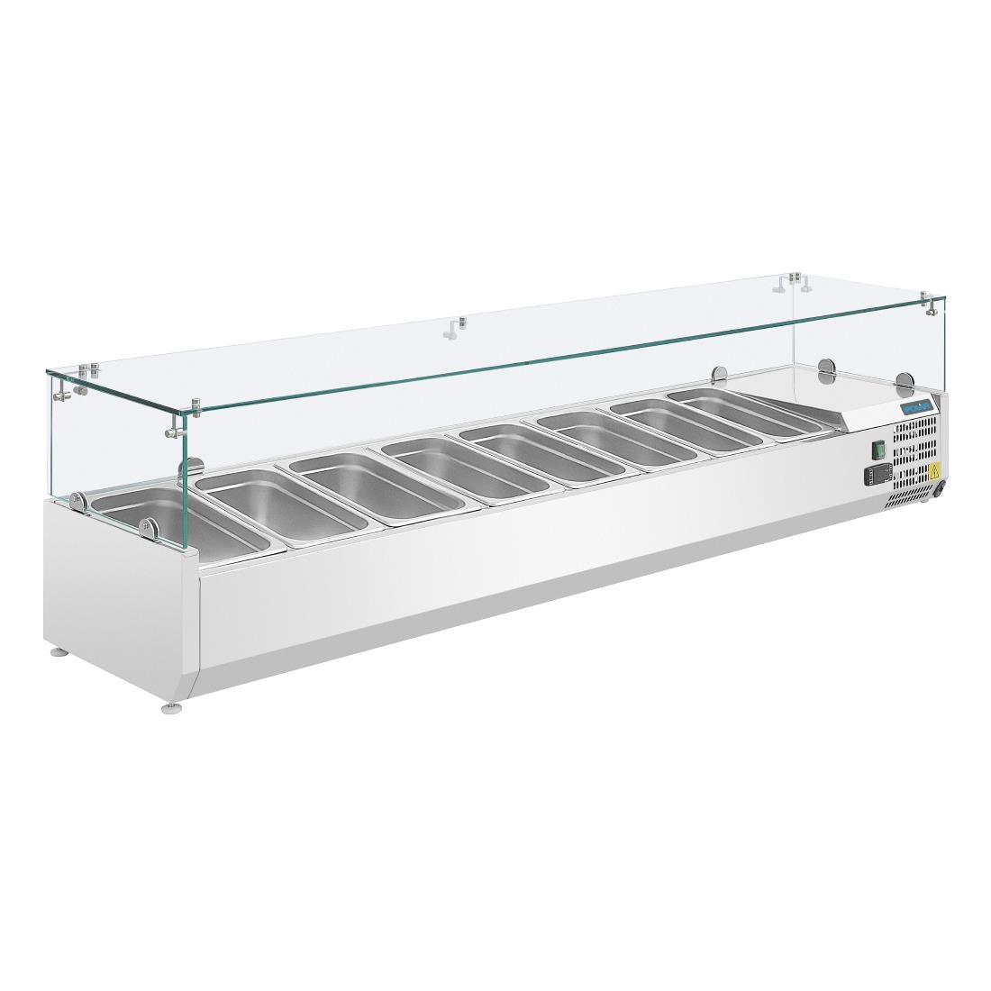 Polar Refrigerated Servery Topper 8x 1/3GN