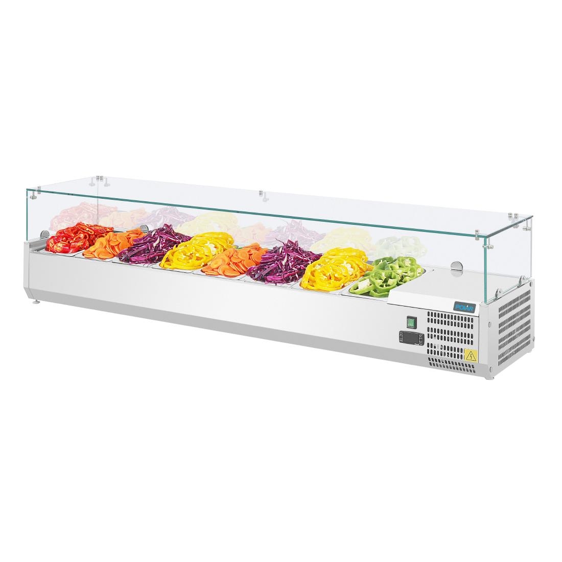 Polar Refrigerated Servery Topper 8x 1/3GN