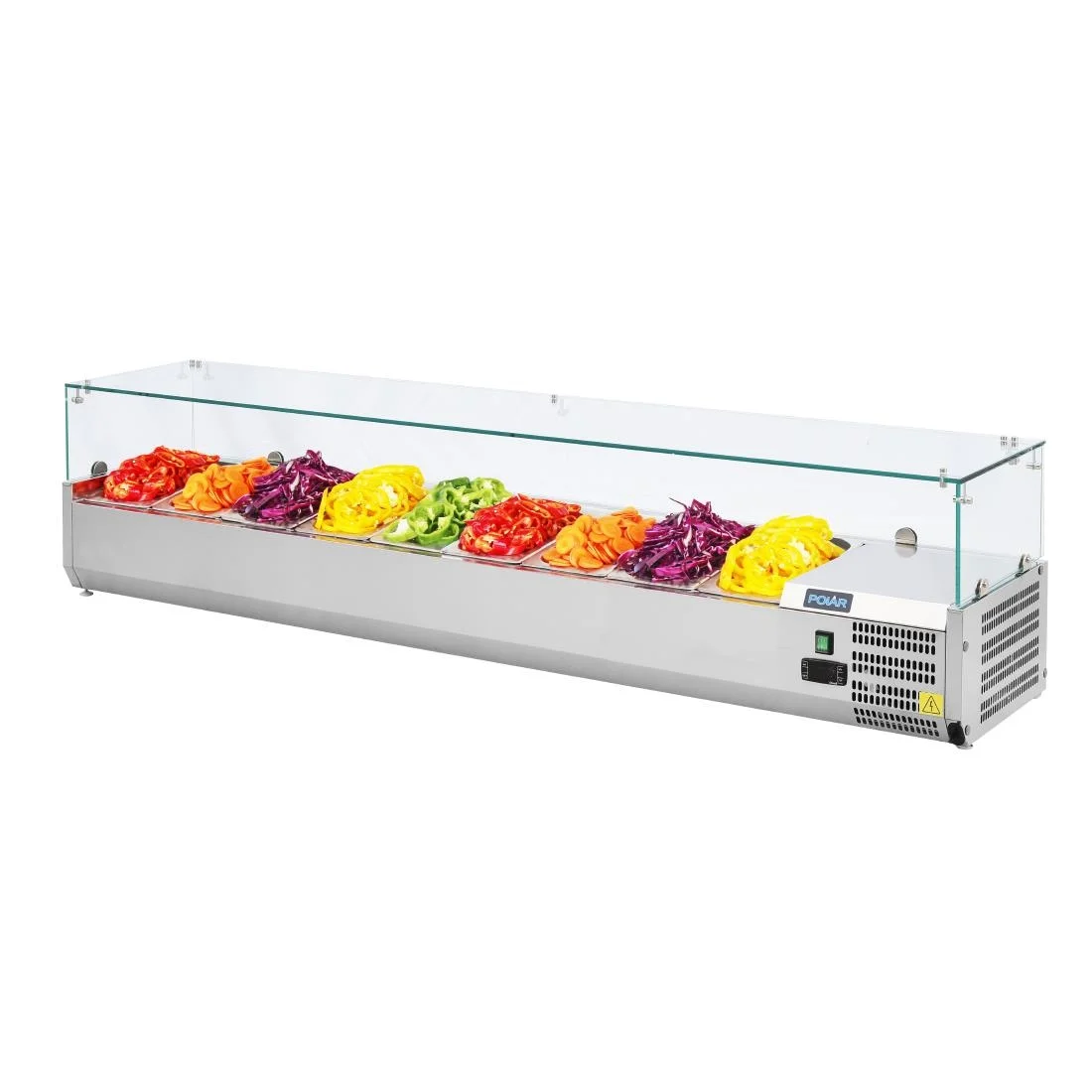 Polar Refrigerated Servery Topper 9x 1/3GN - Image 5