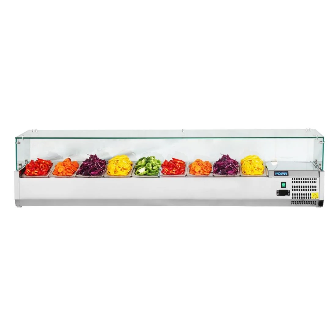 Polar Refrigerated Servery Topper 9x 1/3GN - Image 6