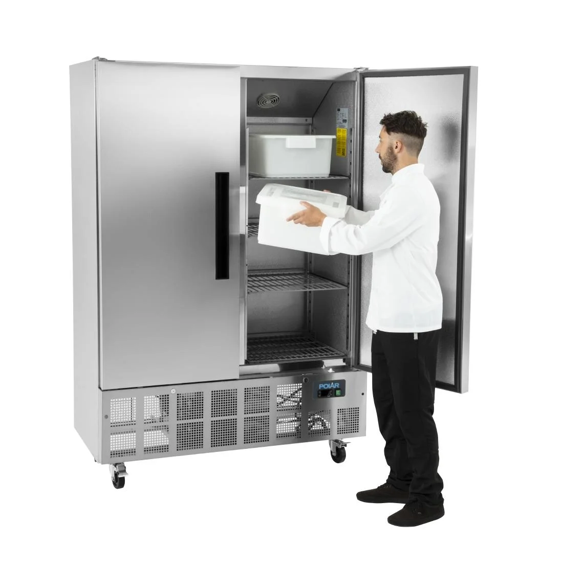 Polar 2 Door Slimline Freezer 960 Ltr - Image 8