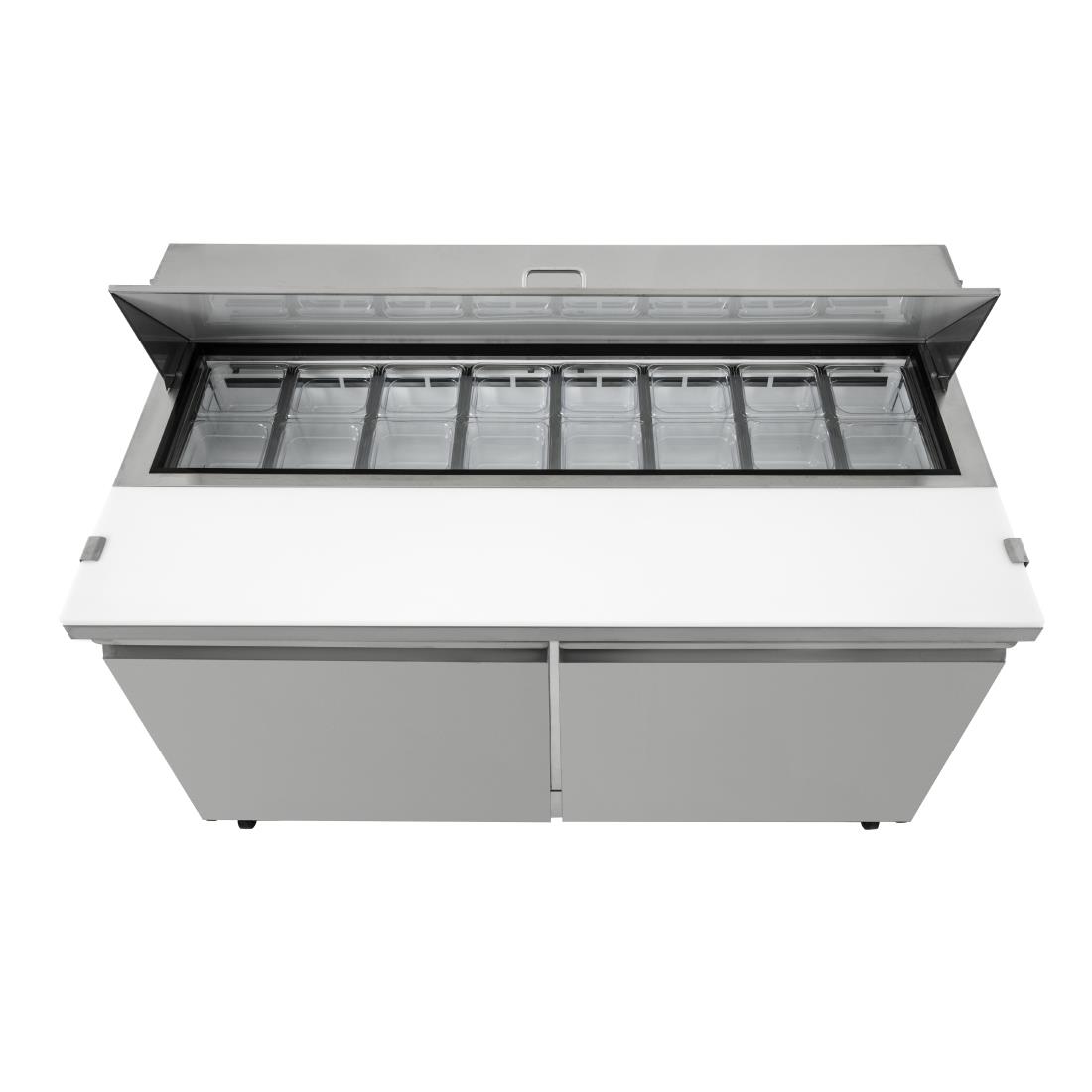 Polar 2 Door Preparation Counter 527Ltr