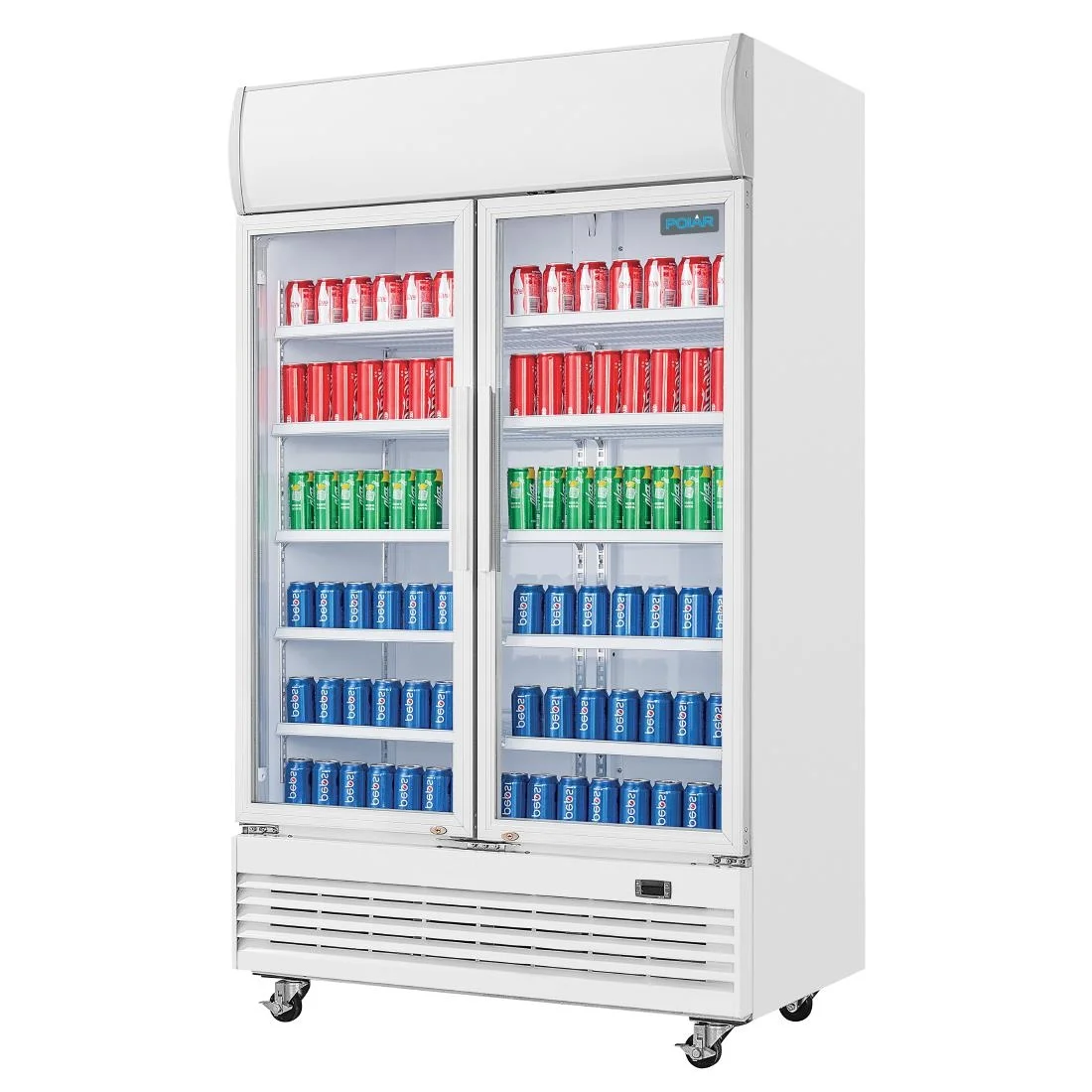 Polar G-Series Upright Display Cooler with Light Box 950Ltr - Image 3