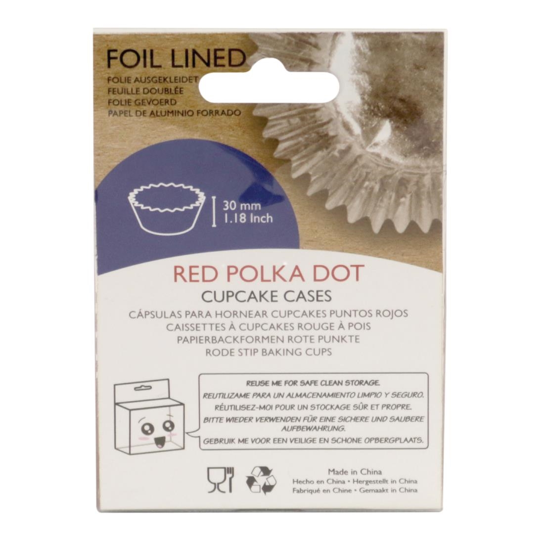 PME Cupcake Baking Cases Polka Dot