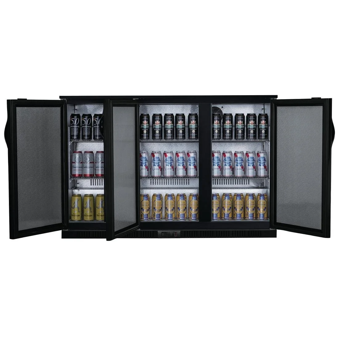 Polar G-series 850mm Triple Door Back Bar Cooler Solid Door 320 Ltr - Image 2
