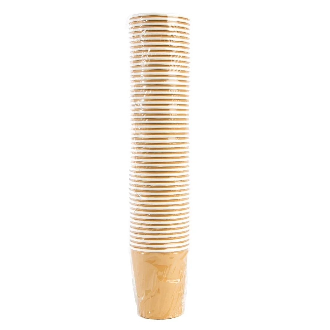 Fiesta Recyclable Coffee Cups Single Wall Kraft 225ml / 8oz (Pack of 1000) - Image 7